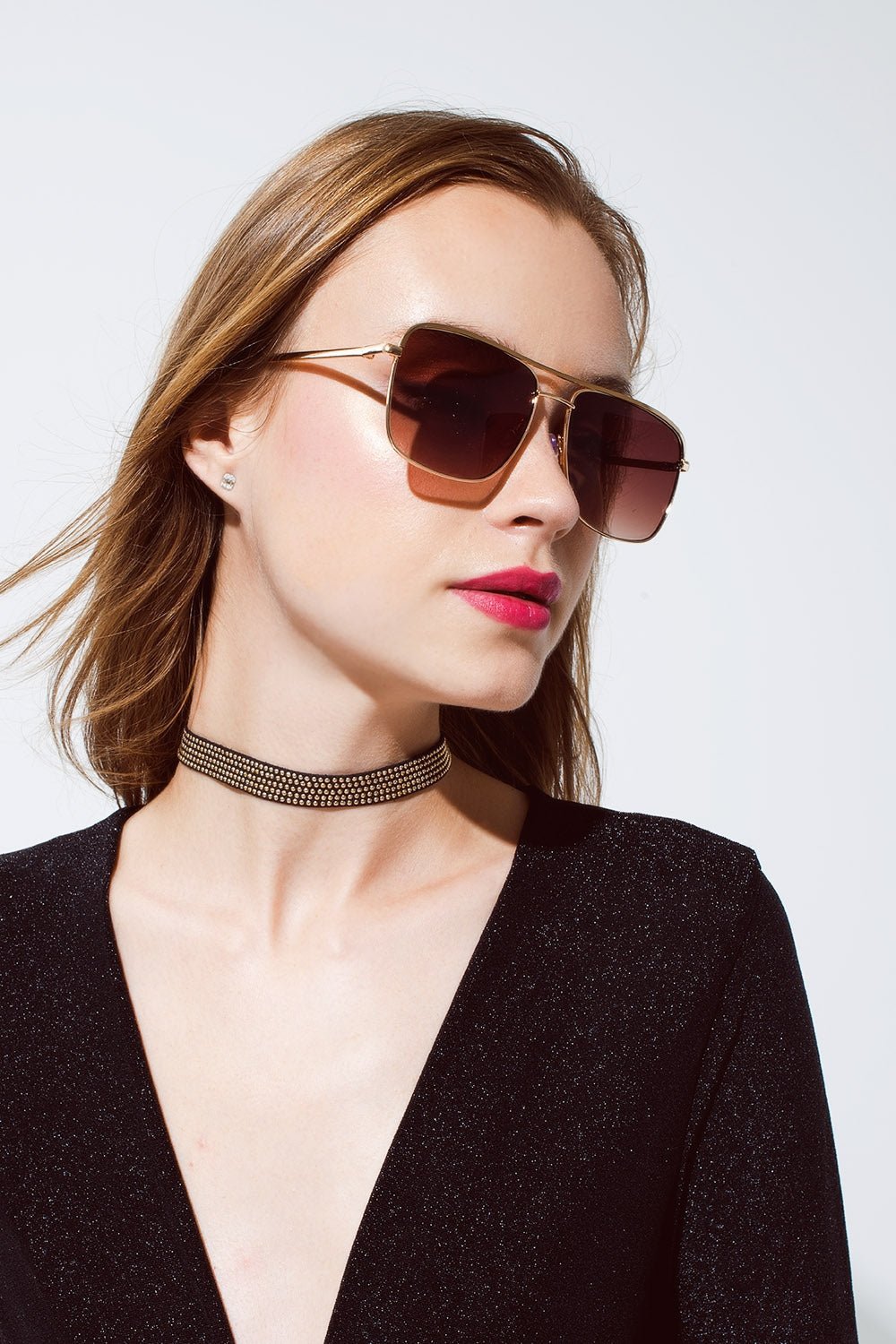 Top Body Lungo Maniche Lucido Nero - Because I'm Different shop