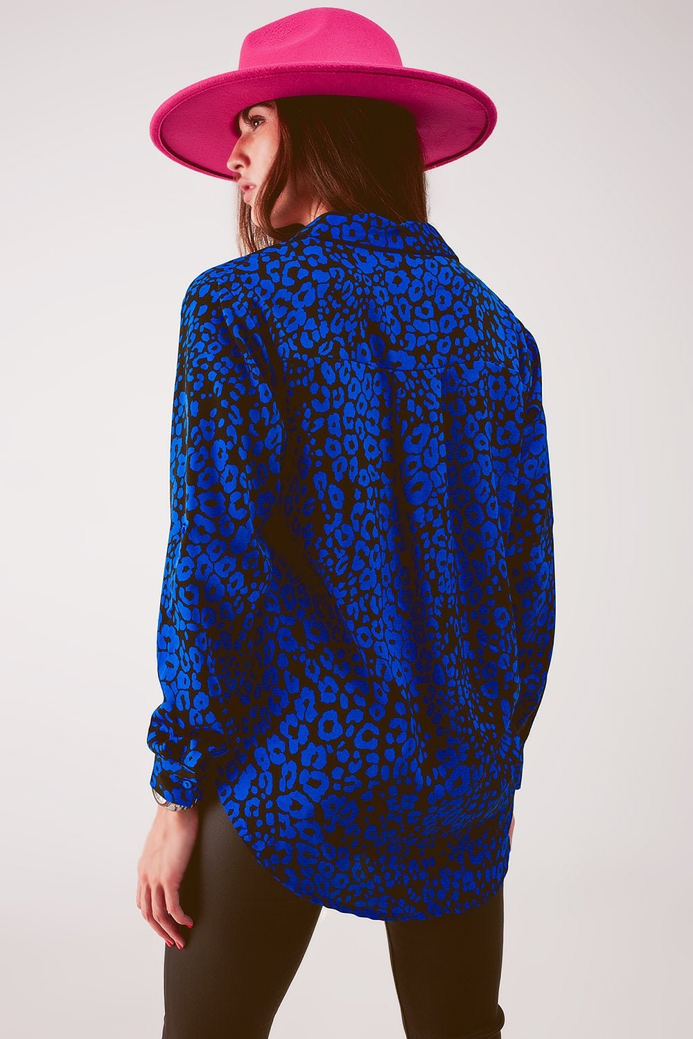 Maglietta Animalier in Blu - Because I'm Different shop