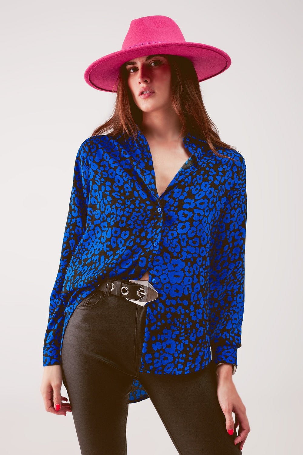 Maglietta Animalier in Blu - Because I'm Different shop