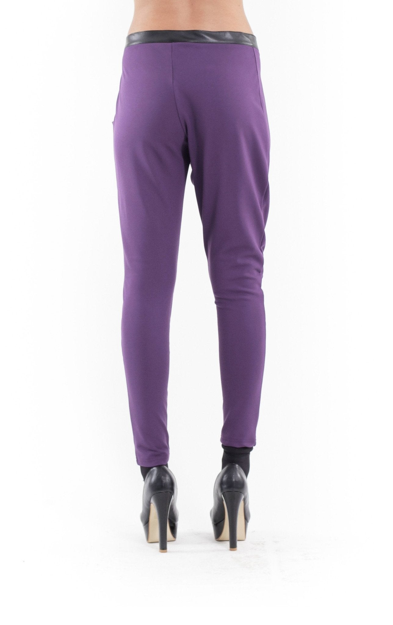 Pantaloni Incrociati Aubergine - Because I'm Different shop